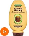 Garnier Botanic Therapy Set 3 x Balsam de Par Garnier Botanic Therapy Avocado Oil pentru Par Uscat, Ondulat si Cret, Ulei Avocado si Unt Shea, 200 ml