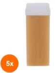 Ro.ial Set 5 x Ceara Epilatoare, Aplicator Lat, Beta-caroten, Roial, 100 ml (ROC-5xPRPEP00083)