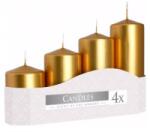 LCA Lumanari Stalp, Auriu, 4 Bucati, Dimensiuni Diferite (LCA-SW50-213 A4)