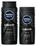 Nivea Pachet Promo Nivea Men: Gel de Dus Deep, 500 ml si Gel de Dus Deep, 250 ml