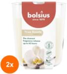Bolsius Set 2 x Lumanare Parfumata in Pahar, Vanilie, Bolsius, 97 x 85 mm (GIL-2xLCA-TRU-LP-97-85-75)