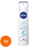 Nivea Set 3 x Deodorant Spray Fresh Natural Nivea Deo 200ml