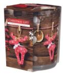 LCA Lumanare Parfumata in Pahar Imprimat Christmas Gift, 22 Ore (LCA-SN72S-07)