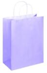 Bisbags Pungi din Hartie cu Manere, Lila, Interior Alb, 32 x 12 x 41 cm, 100 Bucati (BBG-PK541)