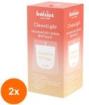 Bolsius Set 2 x 2 Lumanari Rezerva, CleanLight Bolsius, Gref si Ghimbir (GIL-2xLCA-BO-CL-REF2-86)