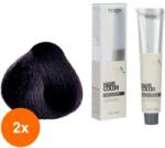 Maxima Set 2 x Vopsea Profesionala de Par Maxima, 2.2 Violet Profund, 100 ml
