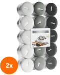LCA Set 2 x 30 Lumanari Pastila, 4 Ore, Sare (GIL-2xLCA-P30-313)