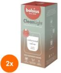 Bolsius Set 2 x 2 Lumanari Rezerva, CleanLight Bolsius, Lemn de Cedru si Vetiver (GIL-2xLCA-BO-CL-REF2-16)