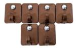 Z-tools Cuiere cu Adeziv Super Rezistent, Plastic, 6 Bucati (ZLN-269) Agatator cuier