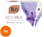 Teo Set 9 x Sapun Teo Rich Milk Sensual Care, 90 g