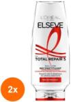 Elseve Set 2 x Balsam L'Oreal Paris Elseve Total Repair 5, pentru Par Deteriorat, 200 ml