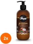 Sleepy Set 2 x Sapun Lichid Sleepy Premium, Brown Care, Natural Almond, 500 ml