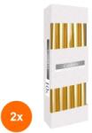 BISPOL Set 2 x 10 Lumanari Conice Bispol Aurii (GIL-2xLCA-S30-213-A10)