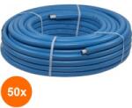 Heko Set 50 x Teava Multistrat Preizolata 6 mm, Heko, Albastru, 20 x 2.0, Colac 1 m (SNI-50xINS-1MLA2005)