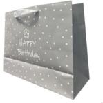 Elcadis Pungi Cadou Orizontale Special Day Grey, 33.5 x 26.5 x 13 cm, Perfecto (ELC-PC-SH-SDG)