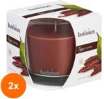 Bolsius Set 2 x Lumanare Parfumata Bolsius True Scents, in Pahar, Lemn de Oud (GIL-2xLCA-TRU-LPB-95/95-70-TS)