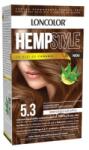 LONCOLOR Vopsea de Par Permanenta Loncolor Hempstyle cu Ulei de Canabis, 5.3 Castaniu Auriu, 100 ml