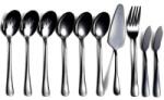 Berglander Tacamuri, 18/0 Inox, Negru, 10 Bucati, Berglander (CTST10B) Tacam