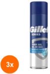 Gillette Set 3 x Gel de Ras Hidratant Gillette Series, 200 ml