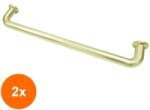 Ideal Feroluc Set 2 x Maner Model Zorya, 160 mm, Finisaj Auriu Mat (EDI-2xIFR-18452)