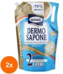 MilMil Set 2 x Sapun Lichid Rezerva Mil Mil Dermo 2 l