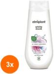 elmiplant Set 3 x Gel de Dus Crema Elmiplant Mosc Alb, 400 ml