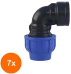Z-tools Set 7 x Cot Compresiune PEHD, Filet Interior, 20 mm x 1/2 inch, Z-tools (LIZ-7xZLN-EXT10259)