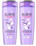 Elseve Set 2 x 250 ml Sampon Hidratant L'Oreal Paris Elseve Hyaluron Plump pentru Par Deshidratat