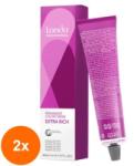 Londa Professional Set 2 x Vopsea Par Permanenta Extra Rich, 7/77 Blond Mediu Maroniu Intens, 60 ml