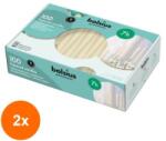 Bolsius Set 2 x 100 Lumanare Conica Bolsius Crem Ivory (GIL-2xLCA-COB-100-05-A100)