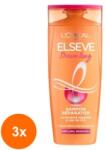 Elseve Set 3 x Sampon L'Oreal Paris Elseve Dream Long, pentru Par Lung si Deteriorat, 250 ml