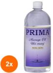 Prima Set 2 x Ulei de Masaj pentru Corp, Prima, Neutral, Profesional, 1 l