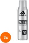 Adidas Set 3 x Deodorant Spray Adidas, Pro Invisible, Barbati, 150 ml