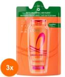 Elseve Set 3 x Rezerva Sampon L'Oreal Paris Elseve Dream Long, pentru Par Lung si Deteriorat, 250 ml