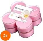 Bolsius Set 2 x 8 Lumanari Pastila 8h, Bolsius - Magnolie (GIL-2xLCA-TRU-PT40-04-TS)