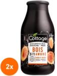 Cottage Set 2 x Gel de Dus pentru Barbati, 3 in 1 Amber Wood, 250 ml, Cottage