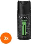 STR8 Set 3 x Deodorant Natural Spray Str8 FR34K, Barbati, 150 ml