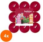 Bolsius Set 4 x 18 Lumanare Pastila, 4 Ore, Spargatorul de Nuci, Get Cosy (GIL-4xLCA-PB18-CHR-597-SN-GCY)
