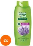Wash&Go Set 2 x Sampon Wash & Go, Lavanda, 675 ml