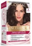 L'Oréal Vopsea Permanenta cu Amoniac, 4 Saten Mediu, L'Oreal Paris Excellence Creme