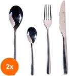 Grunberg Set 2 x Tacamuri Inox, Argintii, 24 Piese, Grunberg (GUJ-2xGR271) Tacam