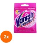 Vanish Set 2 x Pudra pentru Indepartarea Petelor Vanish Oxi Pink, Plic 30 g x 20 Bucati (ROC-2xMAG1014475TS)