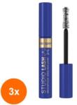 Miss Sporty Set 3 x Mascara Miss Sporty Studio Lash, Waterproof, Negru, 9 ml (ROC-3xMAGT1006278TS)