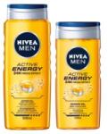 Nivea Pachet Promo Nivea Men: Gel de Dus Active Energy, 500 ml si Gel de Dus Active Energy, 250 ml