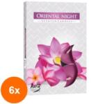 LCA Set 6 x 6 Lumanari Pastila, 4 Ore, Oriental (GIL-6xLCA-P15-272)