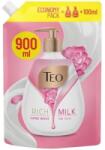 Teo Rezerva Sapun Lichid Teo Rich Milk Soft Care, 900 ml