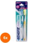 Benefit Clinic Set 6 x 2 Periute de Dinti Benefit, Peri Medii (ROC-6xFCMMM00287)