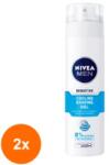 Nivea Men Set 2 x Gel de Ras Sensitive Cooling Nivea Men 200 ml
