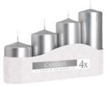 LCA Lumanare Stalp Argintie, 4 Dimensiuni (LCA-SW50-271-A4)