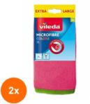 Vileda Set 2 x 2 Laveta Microfibra Colours XL, Vileda (ROC-2xMAG1016605TS)